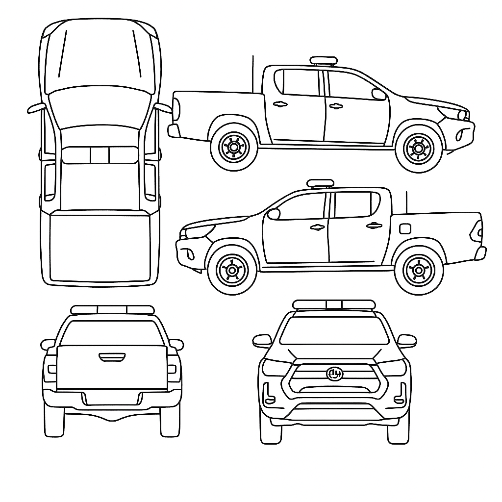 Carroceria da viatura